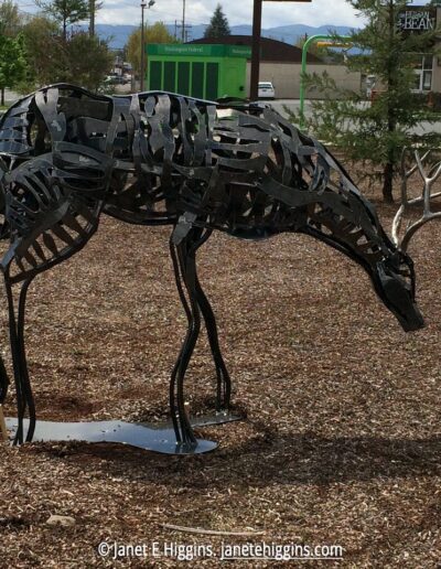 Blacktail Deer - public art sculpture by Janet E Higgins