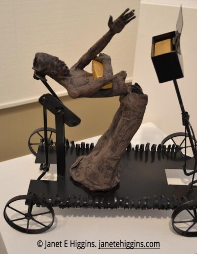 Available Sculptures 2022: Greed, by Janet E Higgins